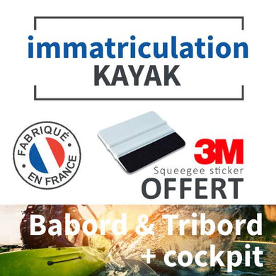 Immatriculation Kayak