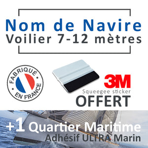 Nom de Voilier entre 7 et 12 mètres