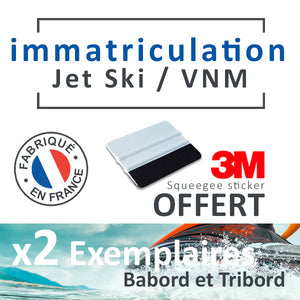 Immatriculation Jet Ski / VNM
