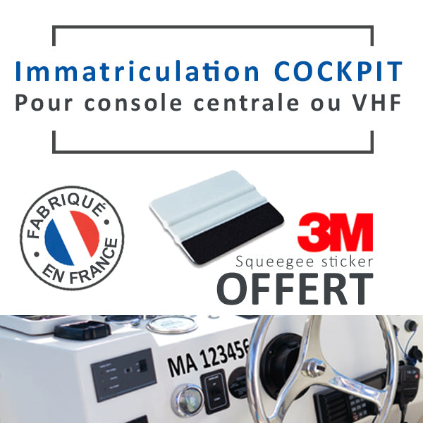Immatriculation Cockpit / VHF / Console