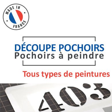 Pochoir personnalisé